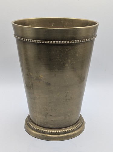 Vtg brass mint julep cup - vtg,